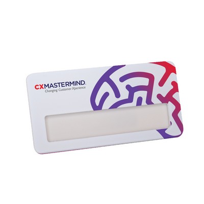 Digitally Printed Window Name Badge