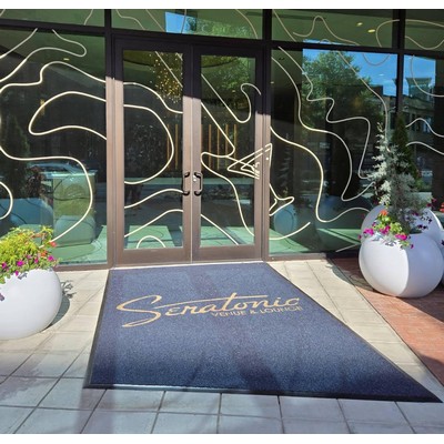 Outdoor or Indoor Logo Entry Mat - Brand Ambassador Logo Floor Mat - 3'x'10'